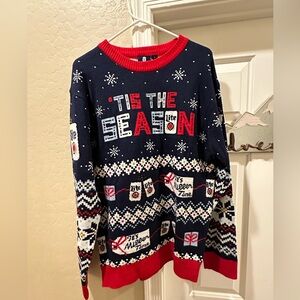 Miller Lite Ugly Christmas Sweater ; Limited Edition ; New ; Large